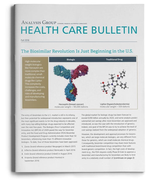 Health Care Bulletin: Fall 2016