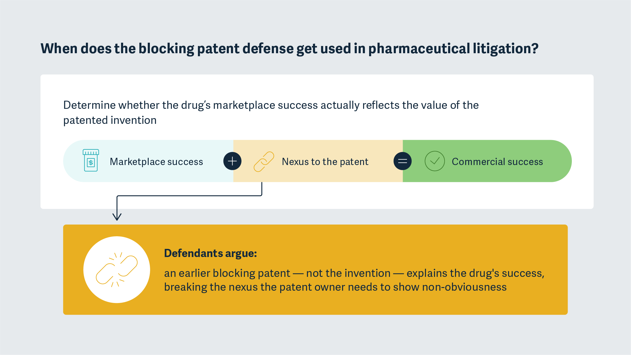 Blocking Patent Defense in Pharmaceutical Litigation Blocking Patent Defense in Pharmaceutical Litigation